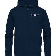 Football Heartbeat - Organic Zipper