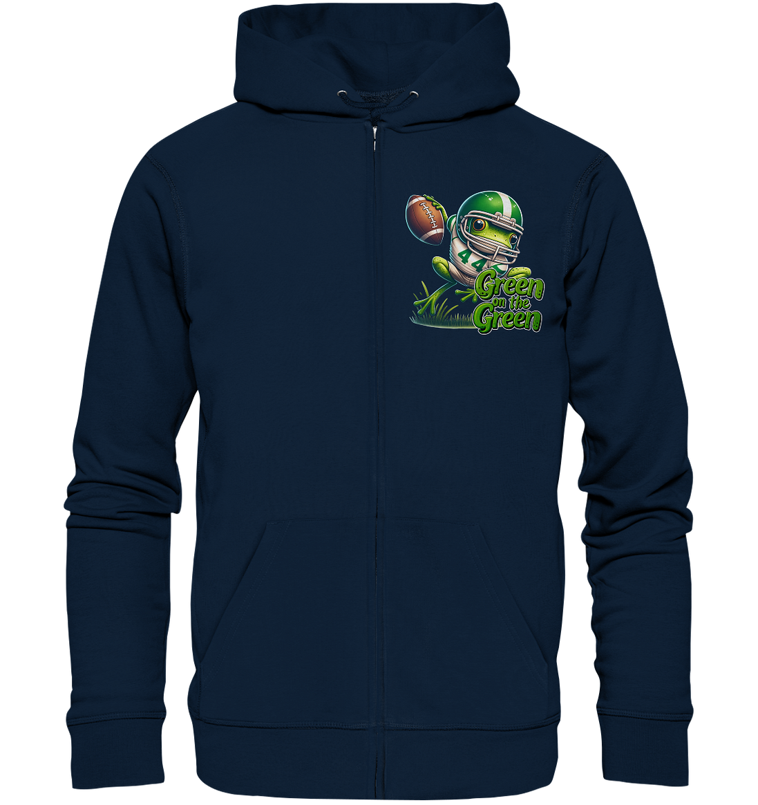 Green Frog - Organic Zipper