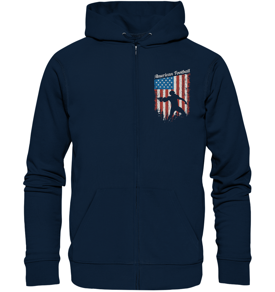 American Football Banner - Organic Zipper