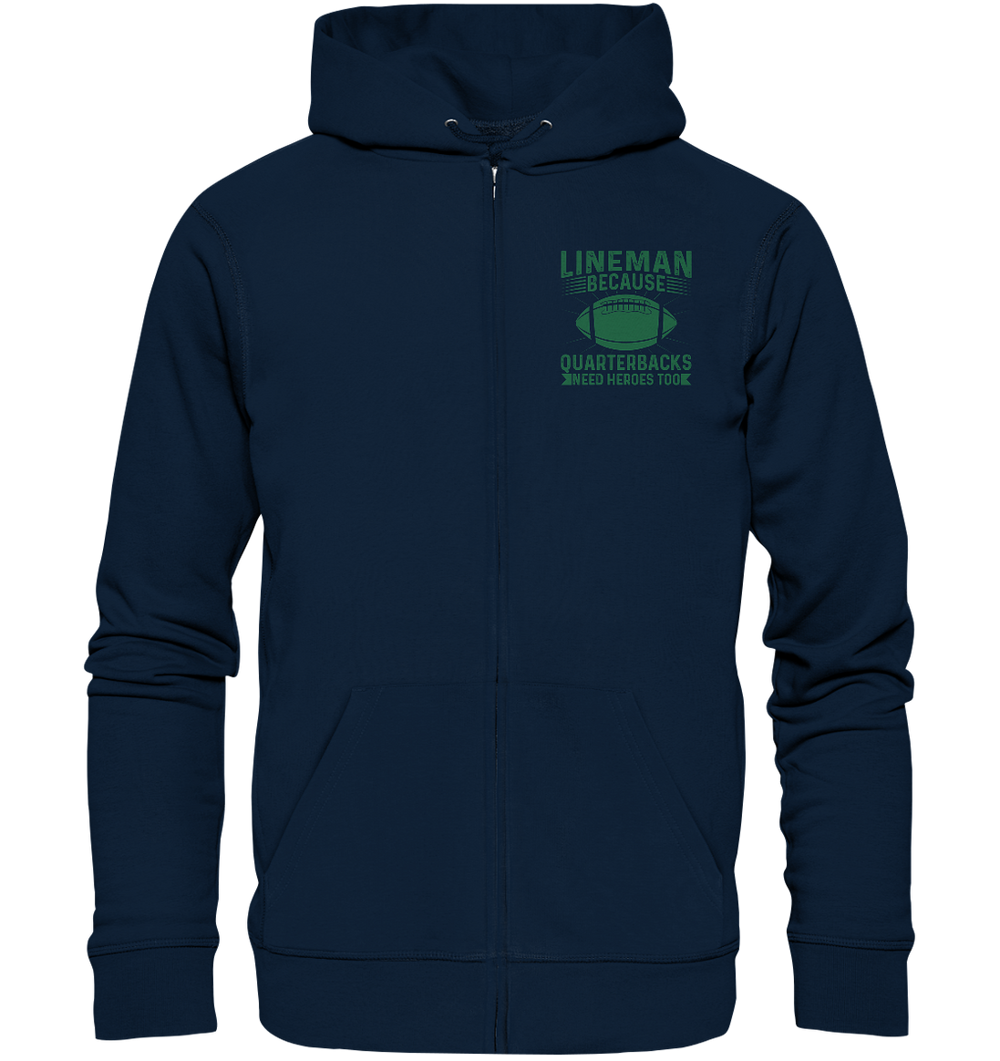 Lineman Heroes Green - Organic Zipper