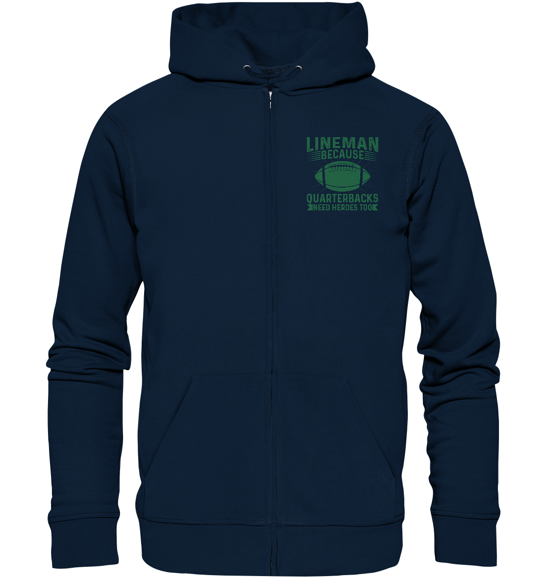 Lineman Heroes Green - Organic Zipper