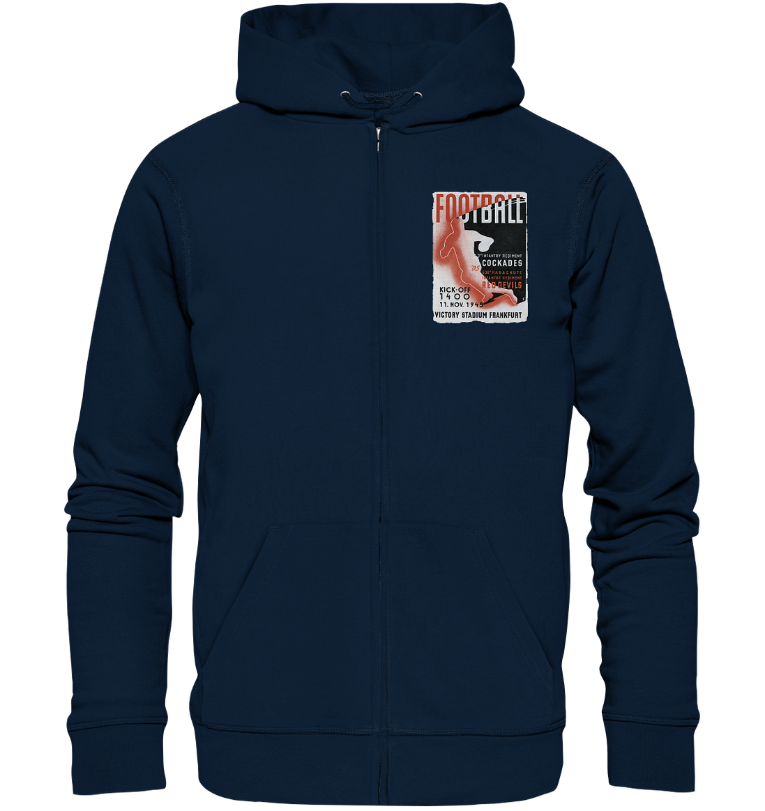 Red Devils Frankfurt 1945 - Organic Zipper