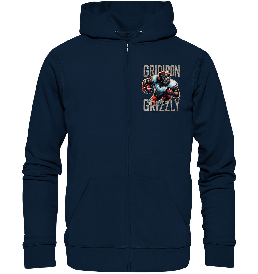 Gridiron Grizzly - Organic Zipper