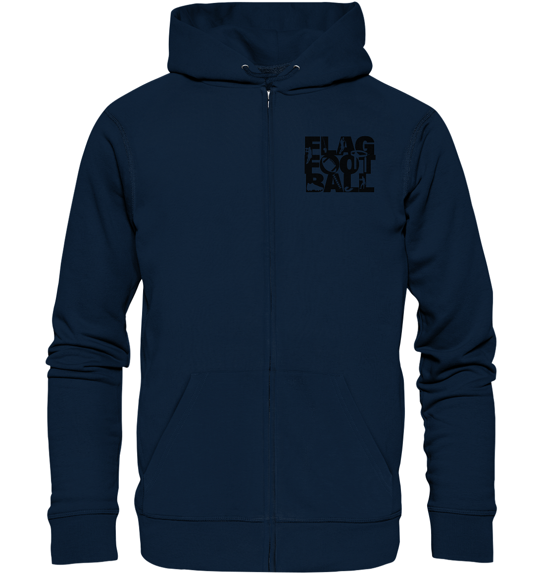 Flag Football  - Organic Zipper