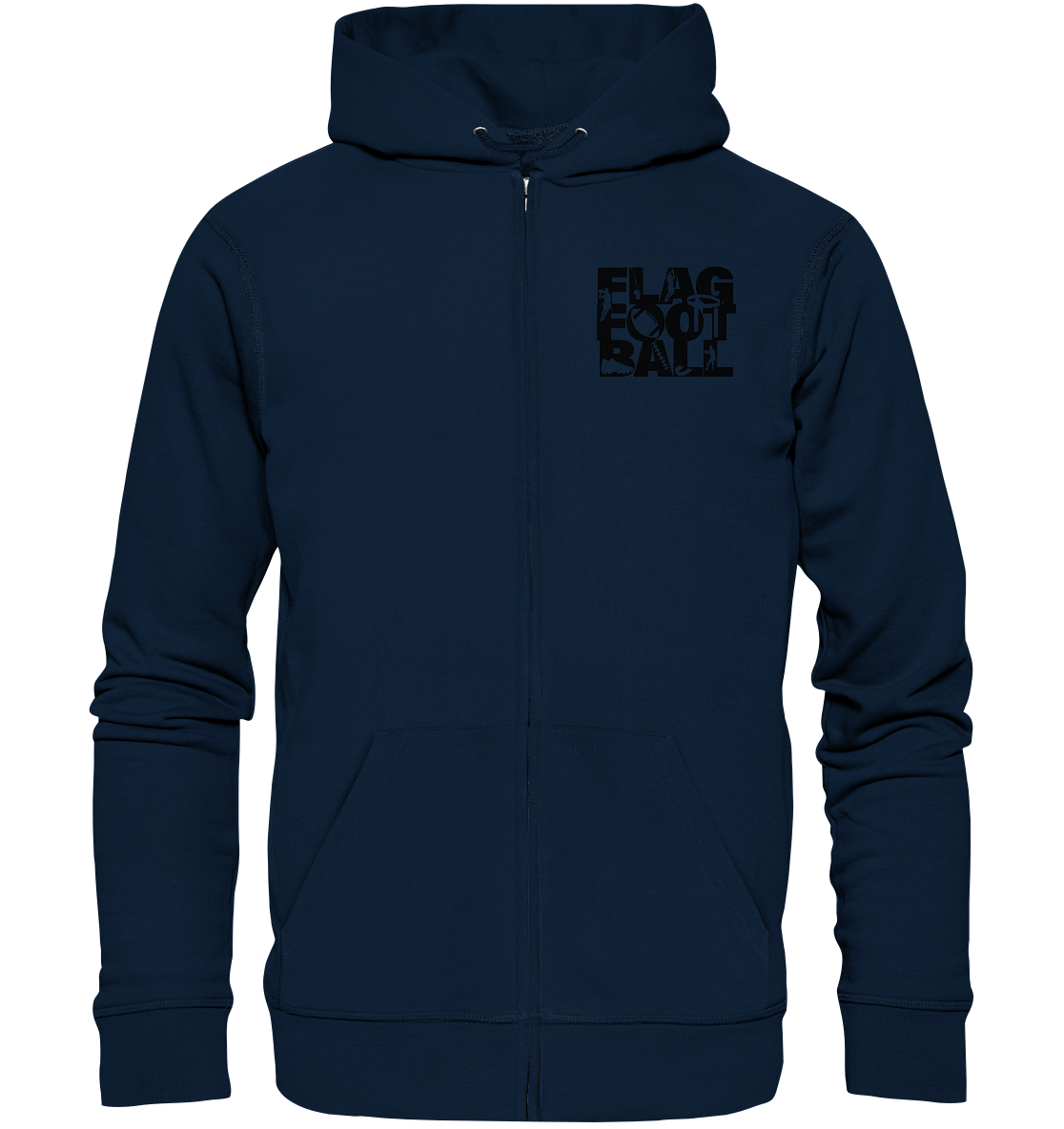 Flag Football  - Organic Zipper