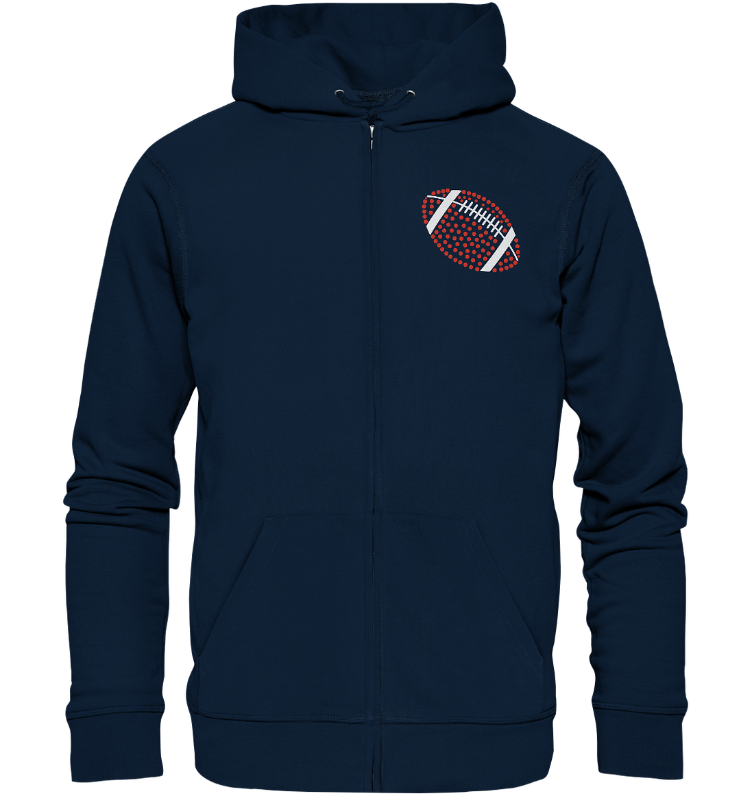 Football Dots - Organic Zipper