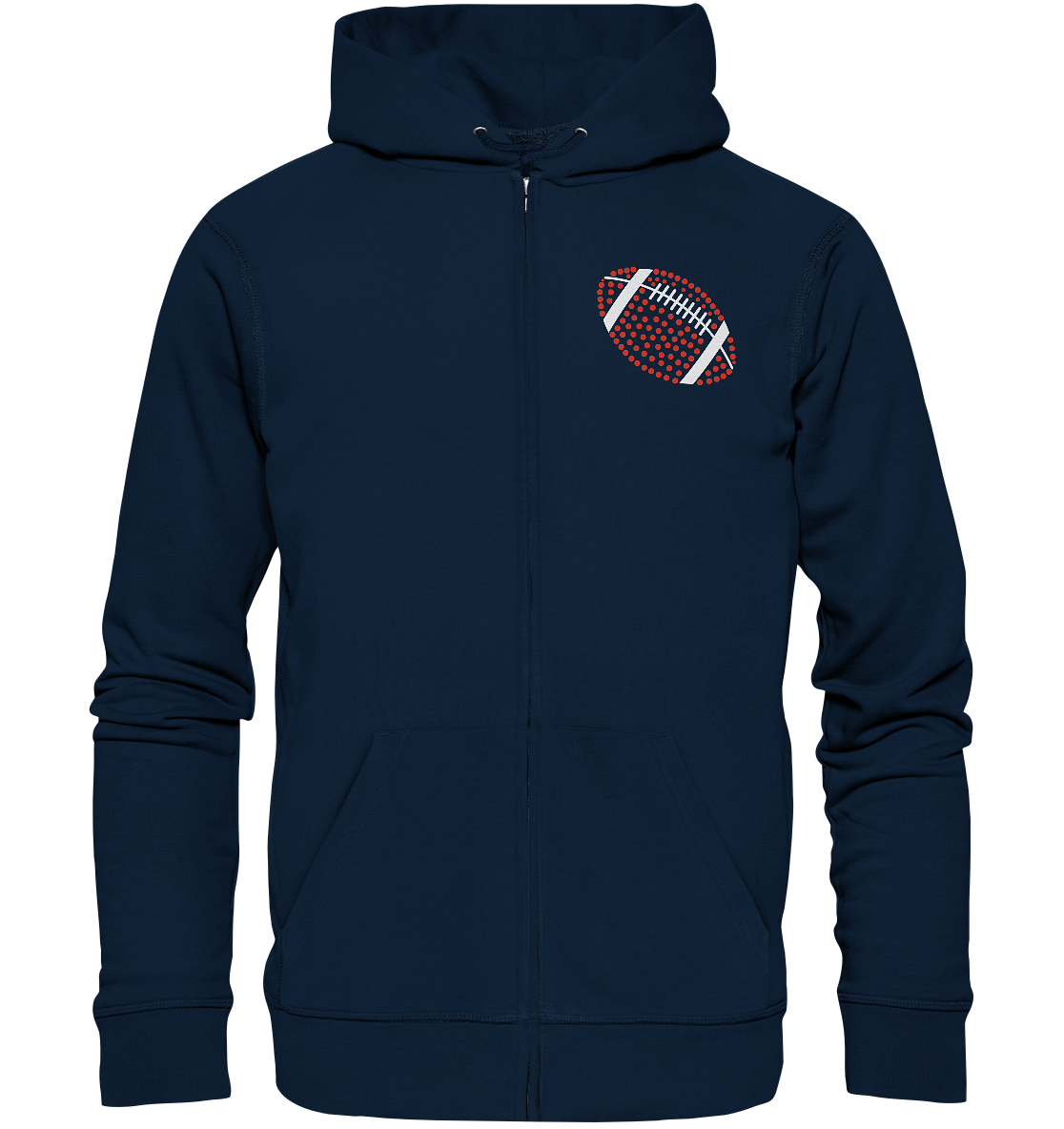 Football Dots - Organic Zipper