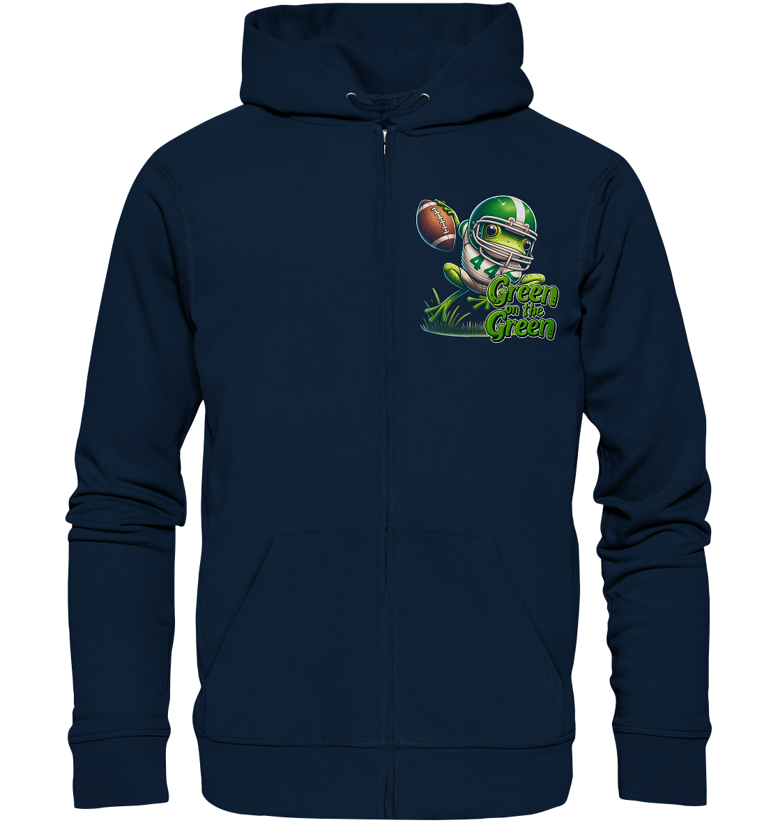 Green Frog - Organic Zipper