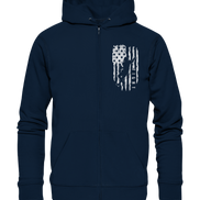 USA Flag Fight - Organic Zipper
