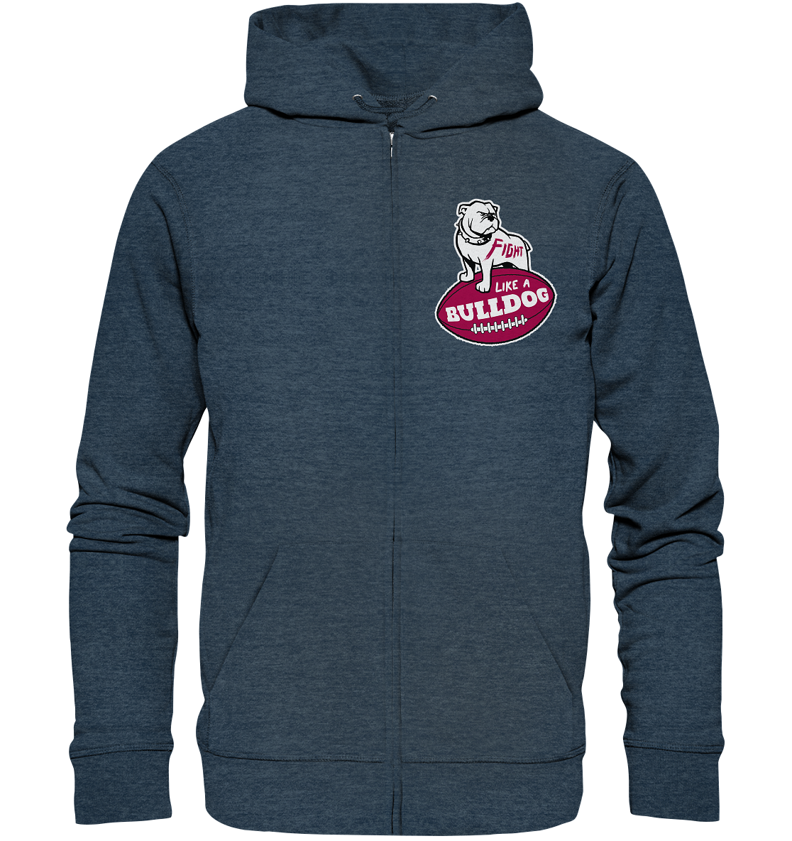 Fight like a Bulldog - Organic Zipper