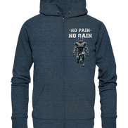 No Pain No Gain Metal  - Organic Zipper
