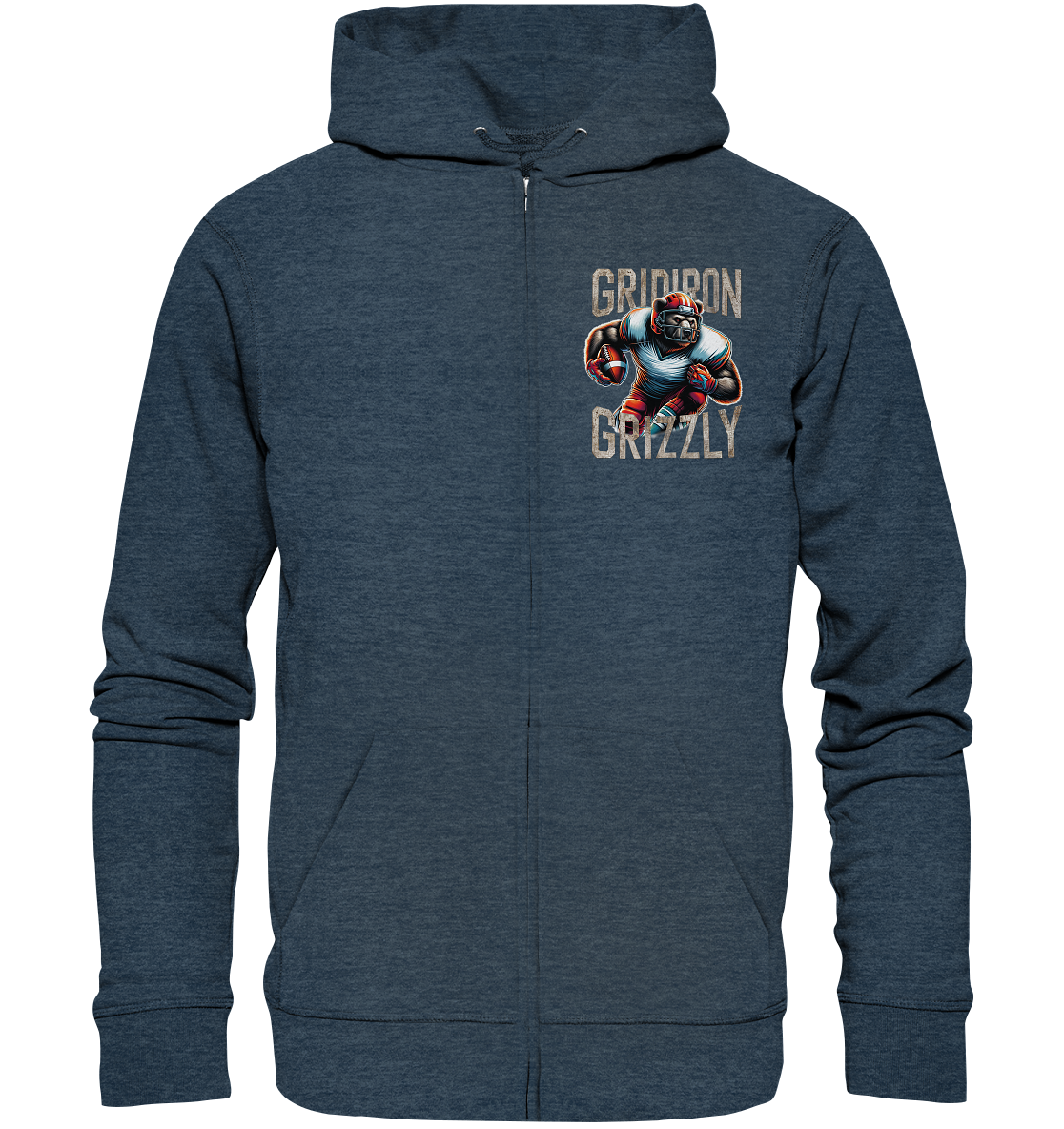 Gridiron Grizzly - Organic Zipper