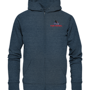 Playoff Flag Football  Men red - Organic Zipper