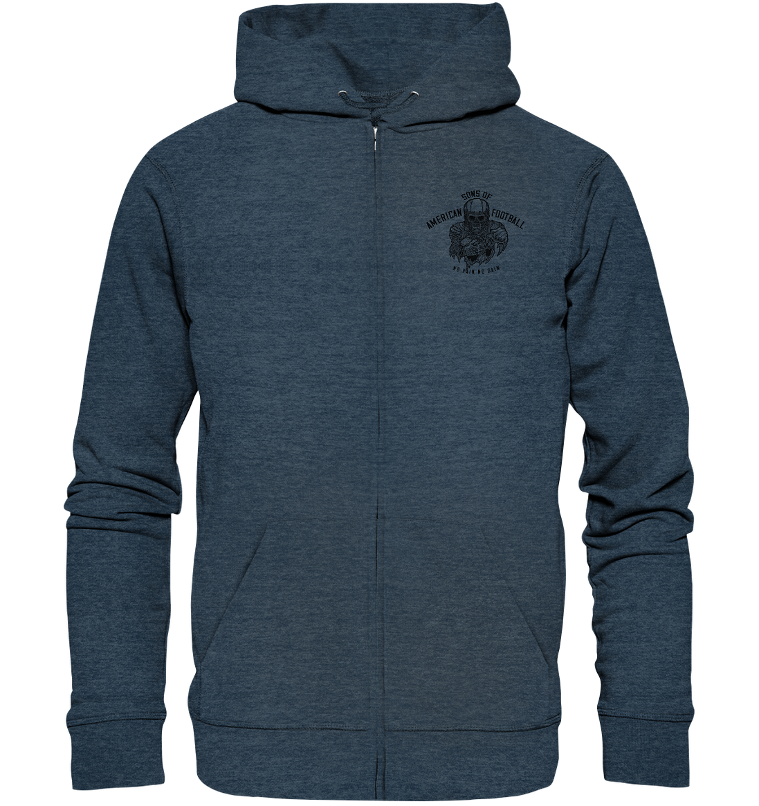 SAMFO No Pain No Gain  - Organic Zipper