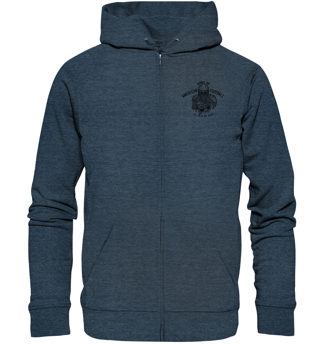 SAMFO No Pain No Gain  - Organic Zipper