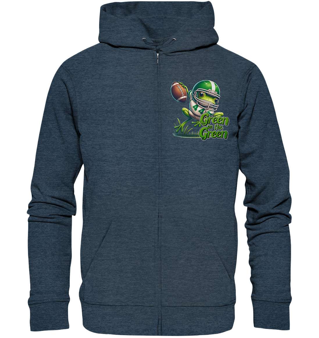 Green Frog - Organic Zipper