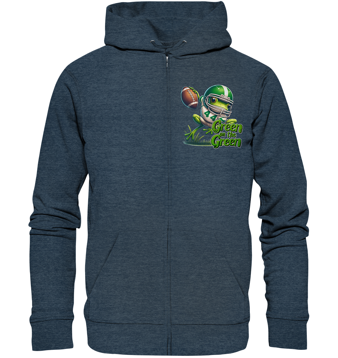 Green Frog - Organic Zipper