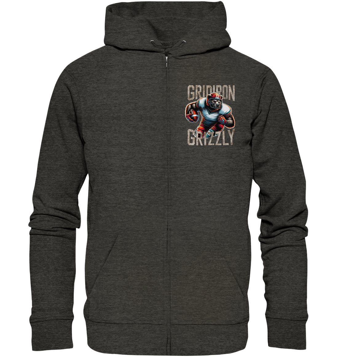 Gridiron Grizzly - Organic Zipper