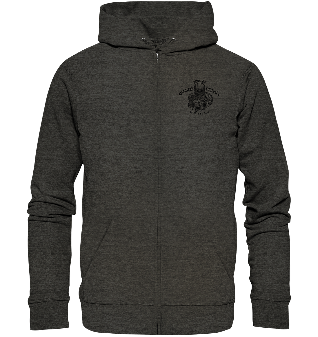 SAMFO No Pain No Gain  - Organic Zipper