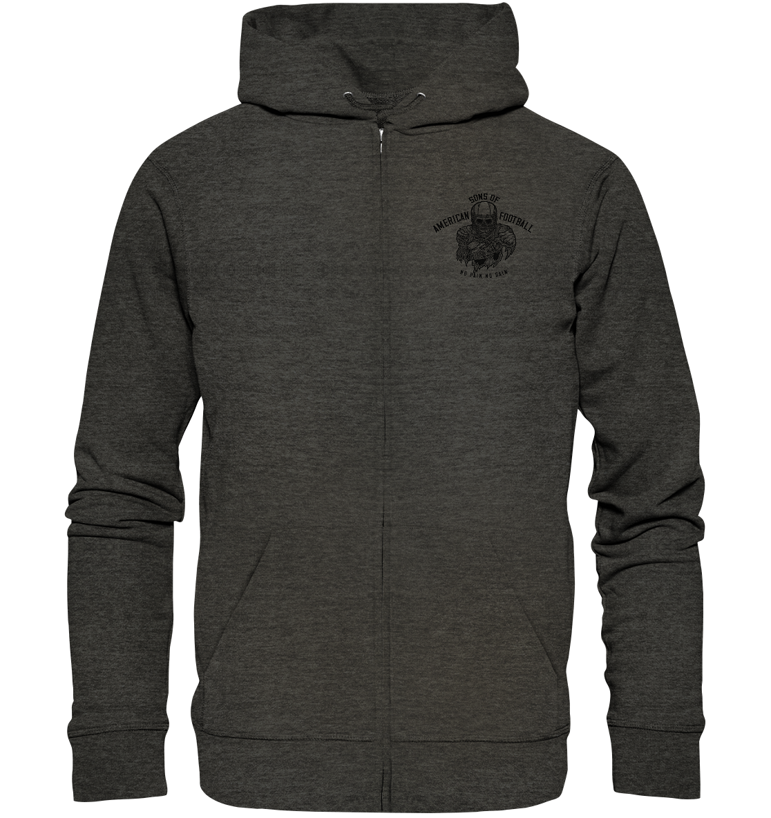 SAMFO No Pain No Gain  - Organic Zipper
