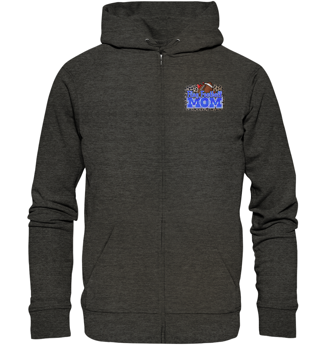 Flag Football Mom - Organic Zipper
