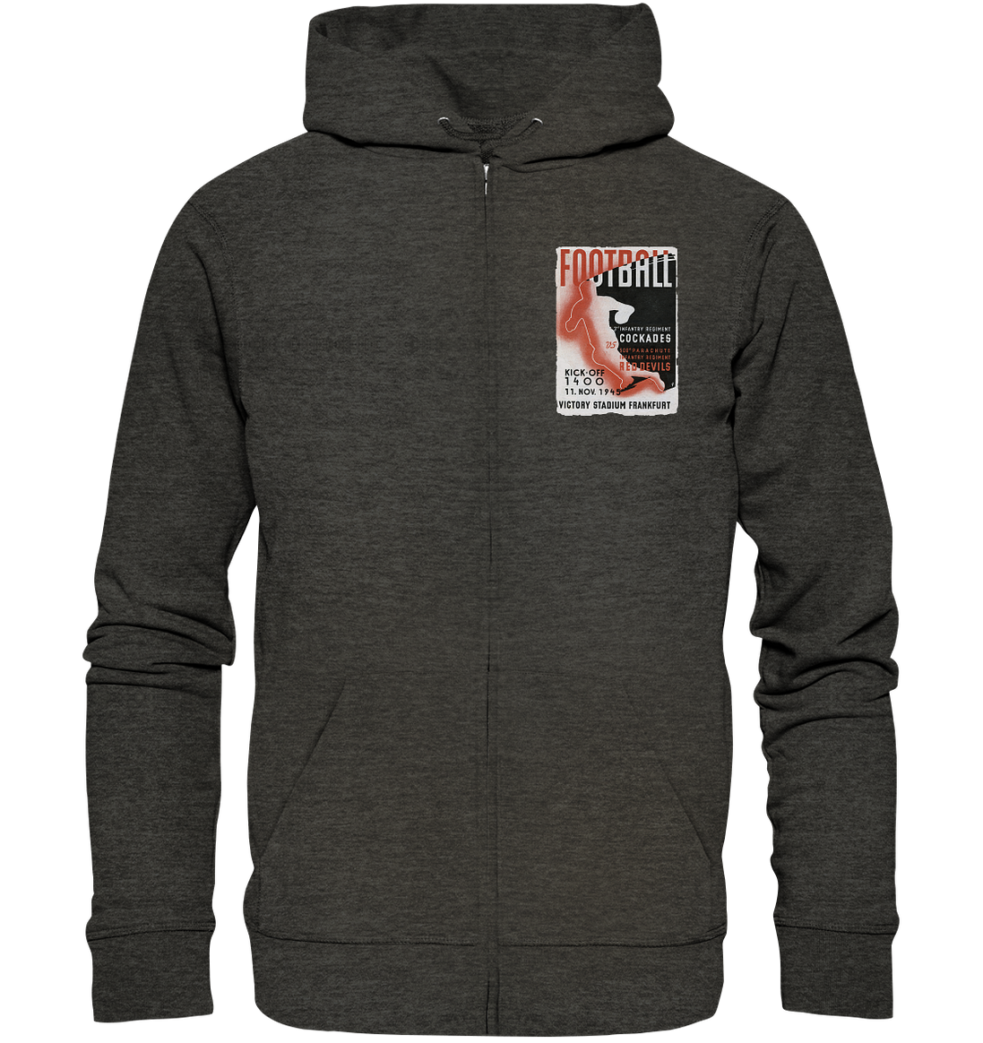 Red Devils Frankfurt 1945 - Organic Zipper
