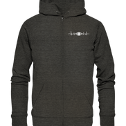 Football Heartbeat - Organic Zipper