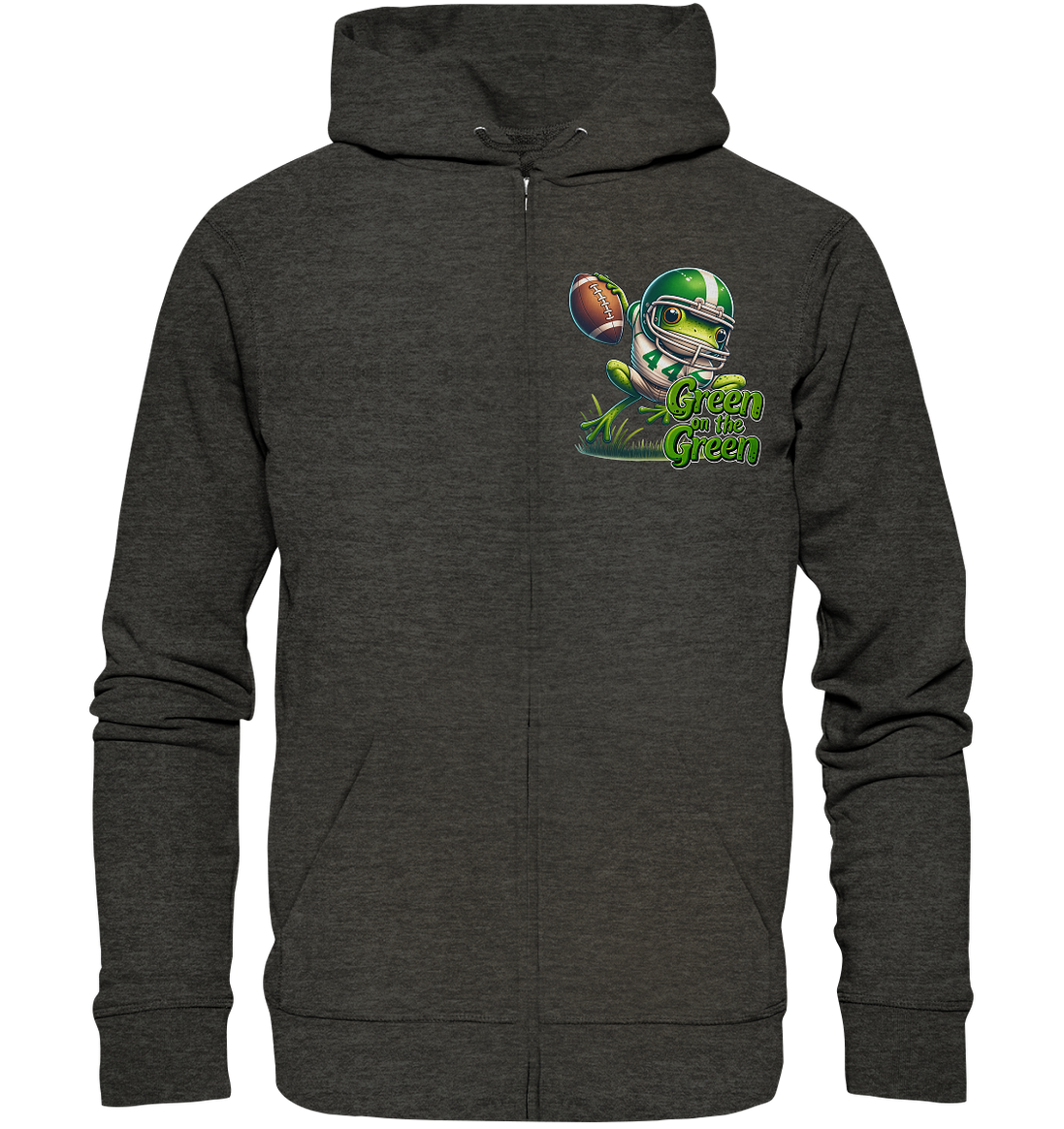 Green Frog - Organic Zipper