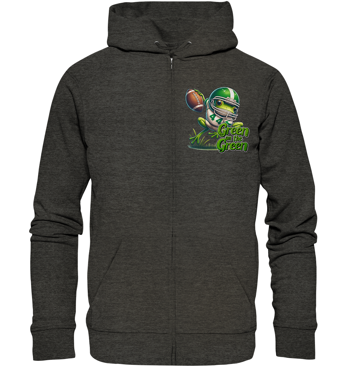 Green Frog - Organic Zipper
