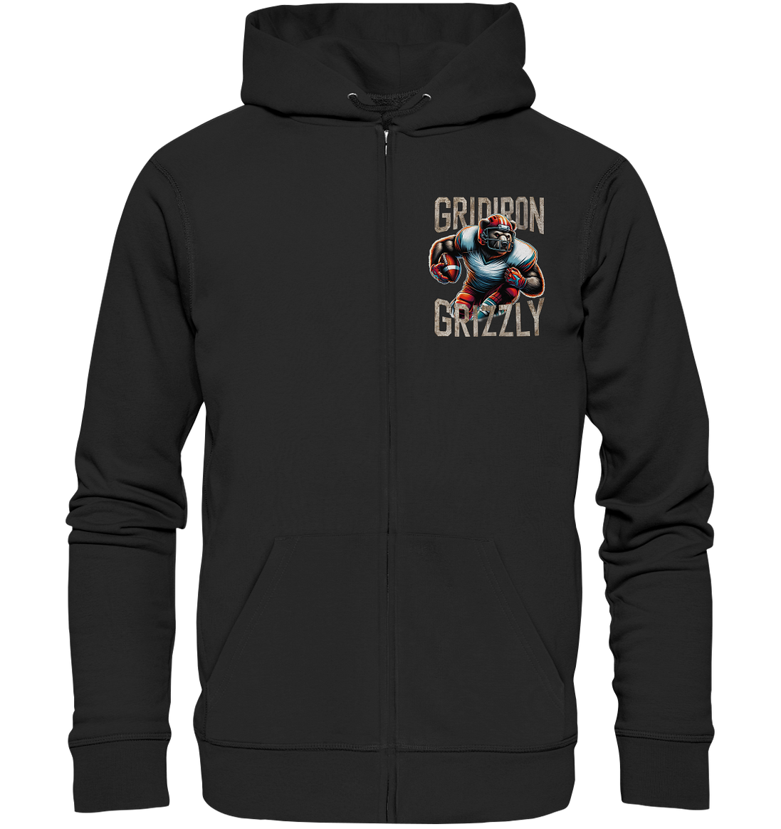 Gridiron Grizzly - Organic Zipper