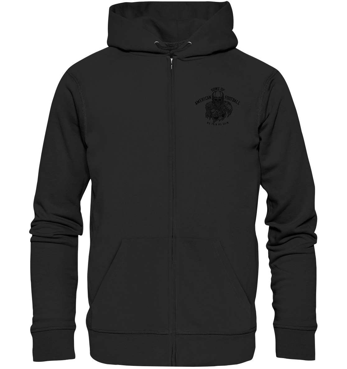 SAMFO No Pain No Gain  - Organic Zipper