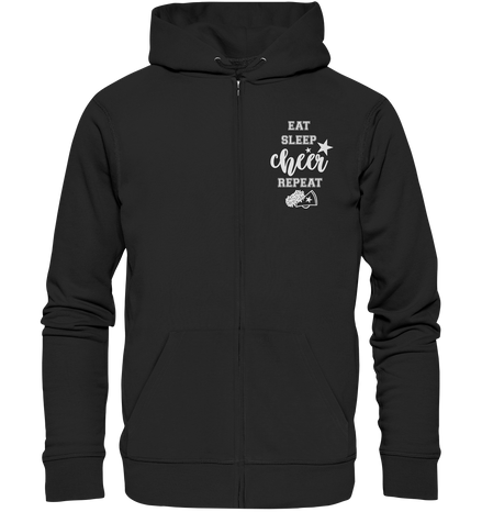 Eat Sleep Cheer - Organic Zipper