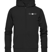 Football Heartbeat - Organic Zipper