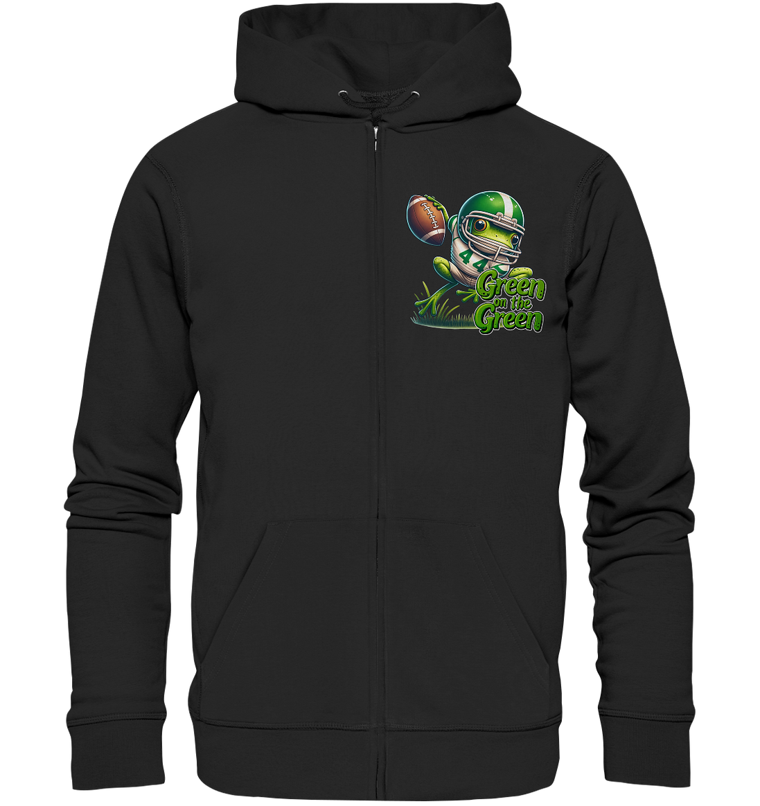 Green Frog - Organic Zipper
