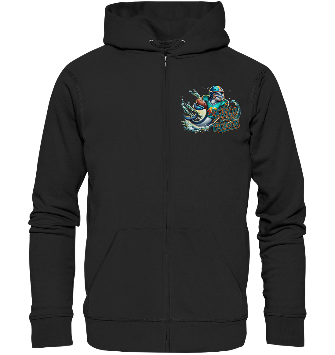 Dolphin - Organic Zipper