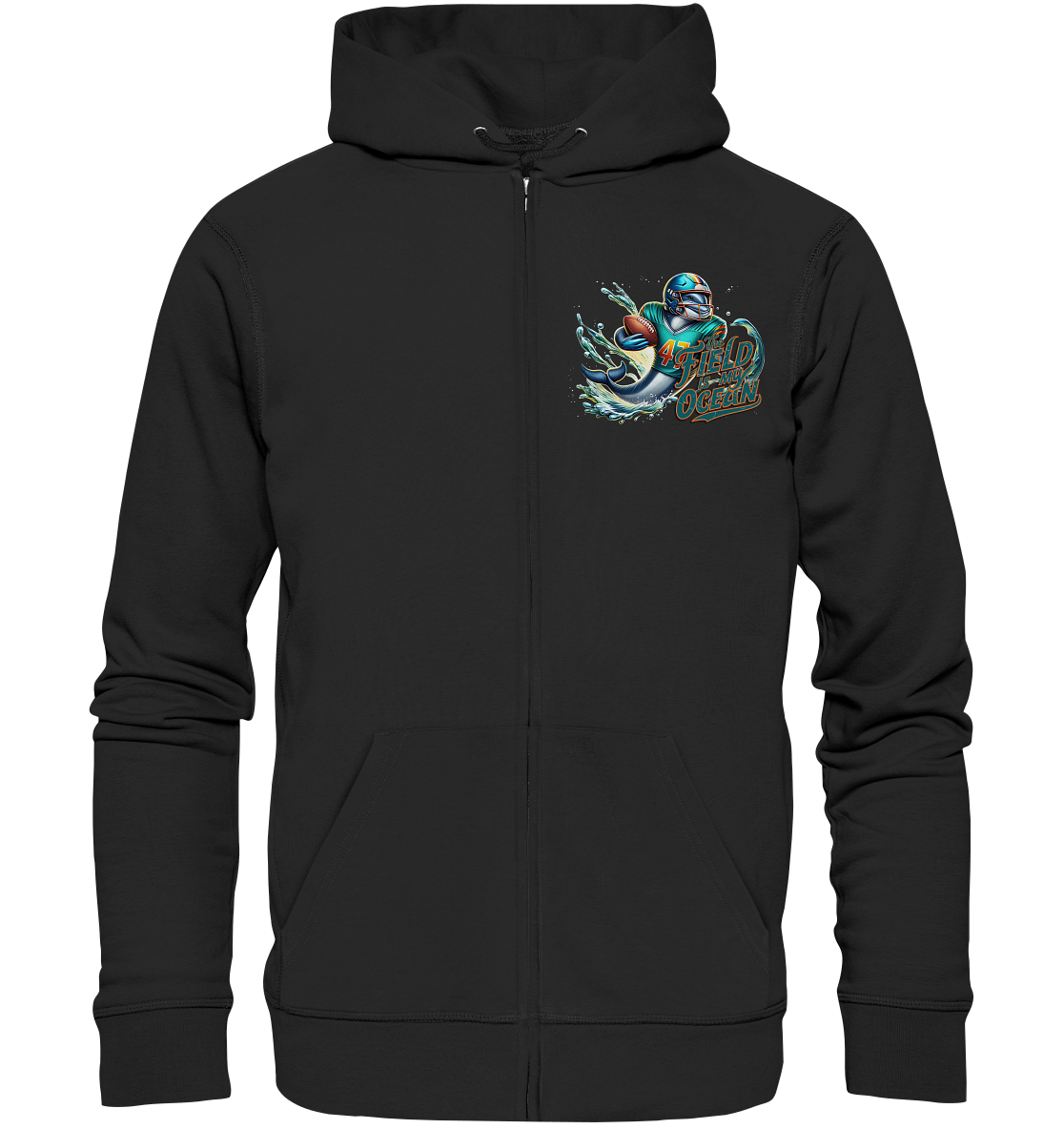 Dolphin - Organic Zipper
