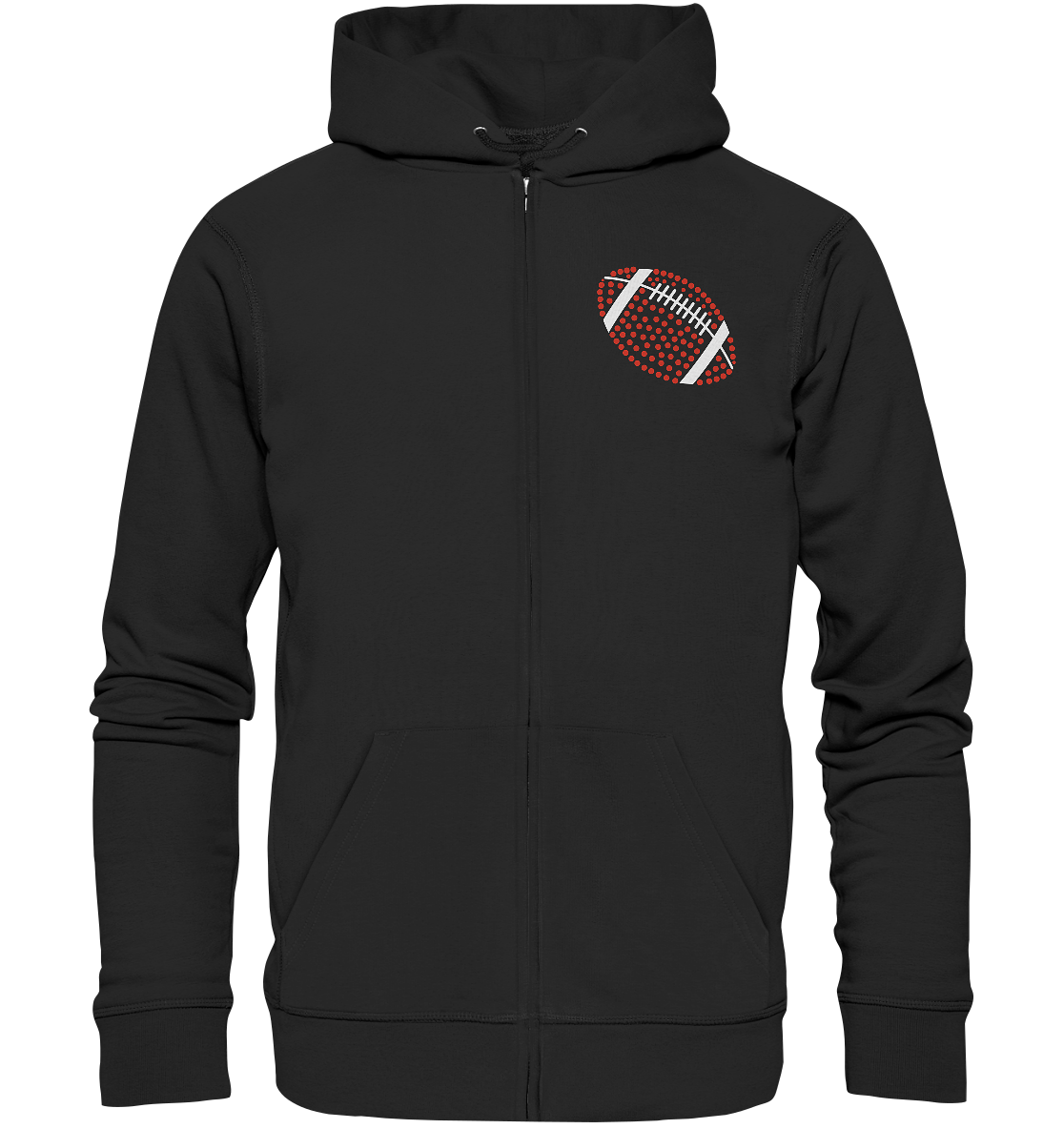 Football Dots - Organic Zipper