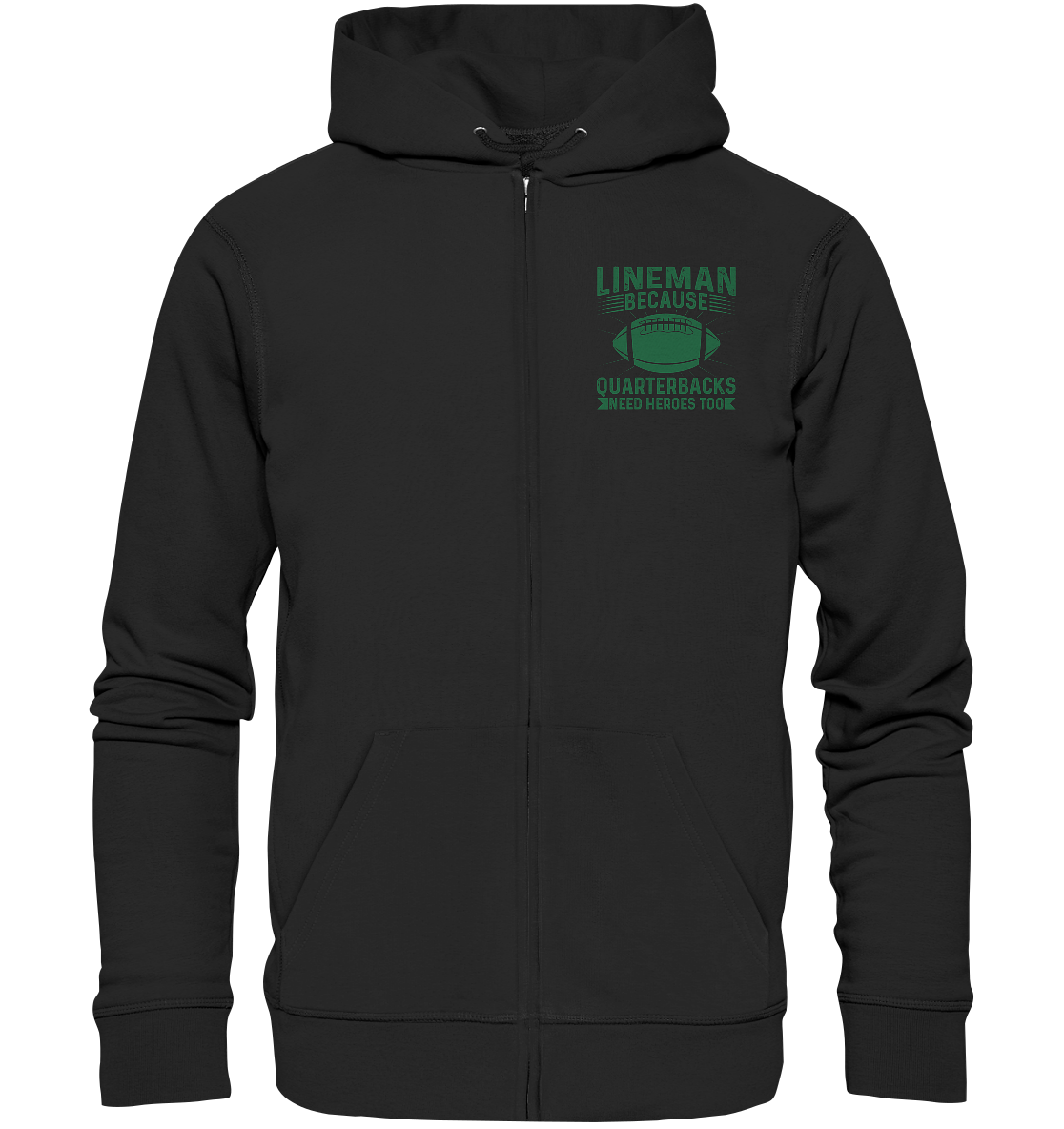 Lineman Heroes Green - Organic Zipper