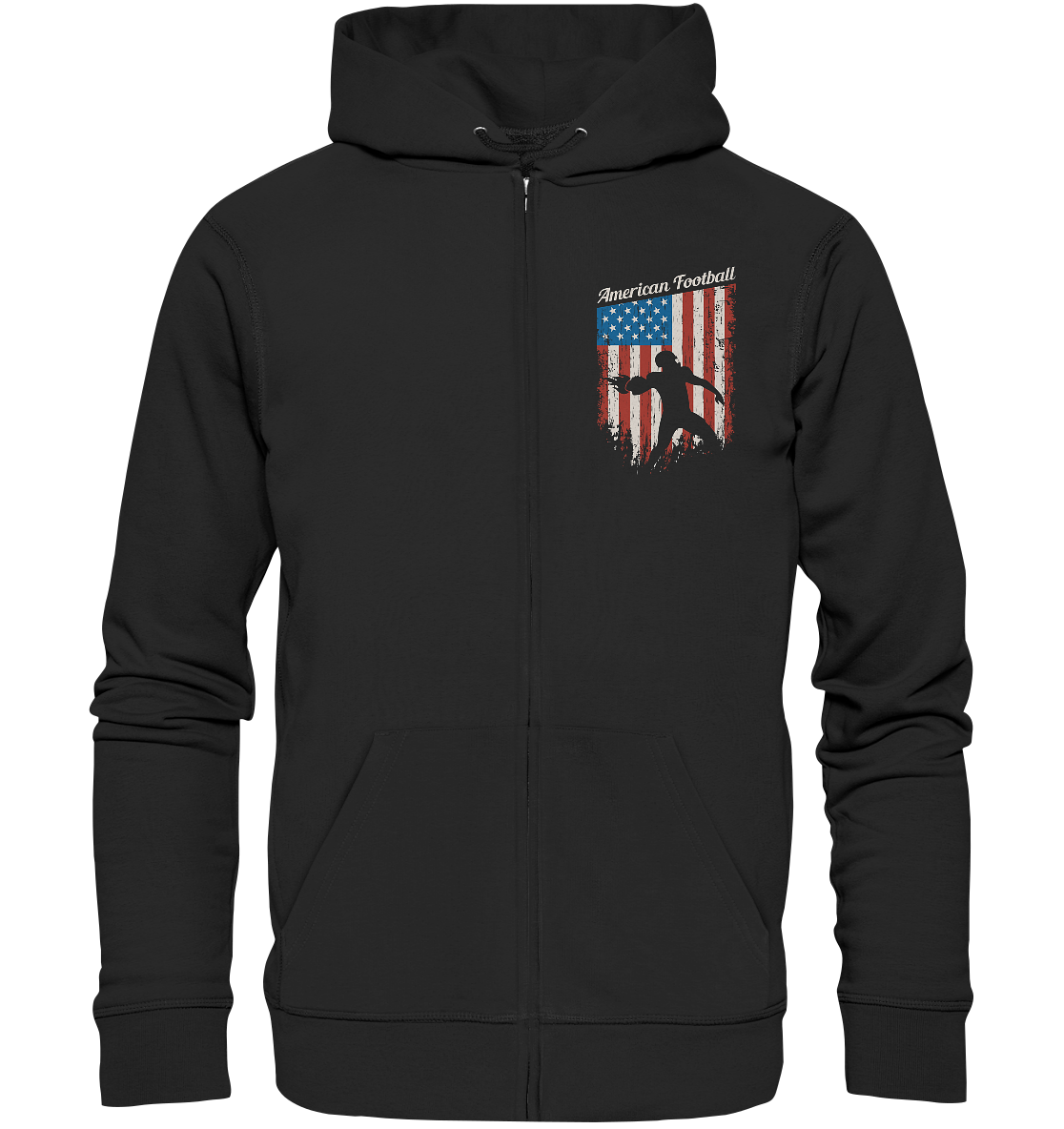 American Football Banner - Organic Zipper