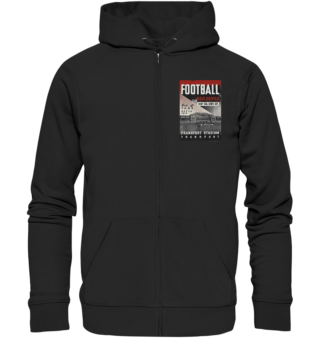 Frankfurt Football 1945 - Organic Zipper