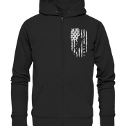 USA Flag Fight - Organic Zipper