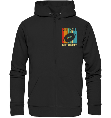 Football is my Therapy - Organic Zipper