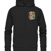 Game Day Vibes White - Organic Zipper
