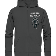 No Pain No Gain Metal  - Organic Zipper
