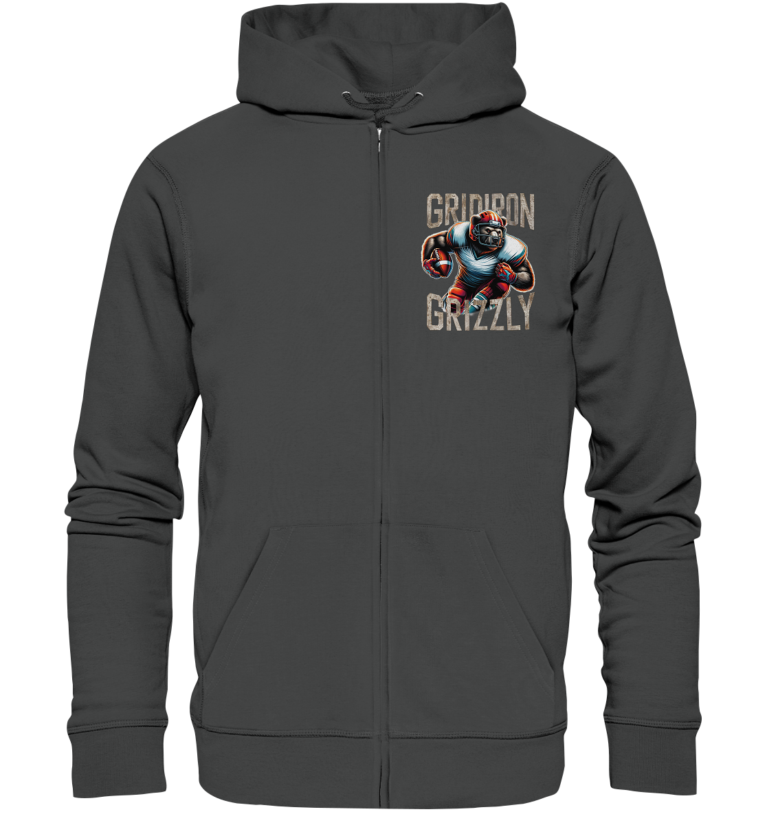 Gridiron Grizzly - Organic Zipper