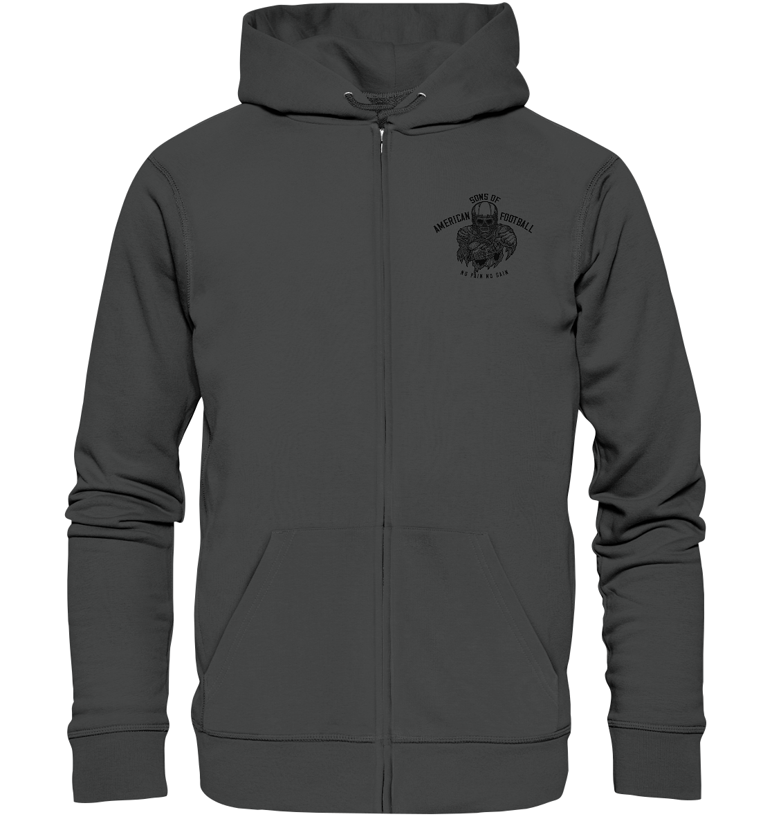 SAMFO No Pain No Gain  - Organic Zipper