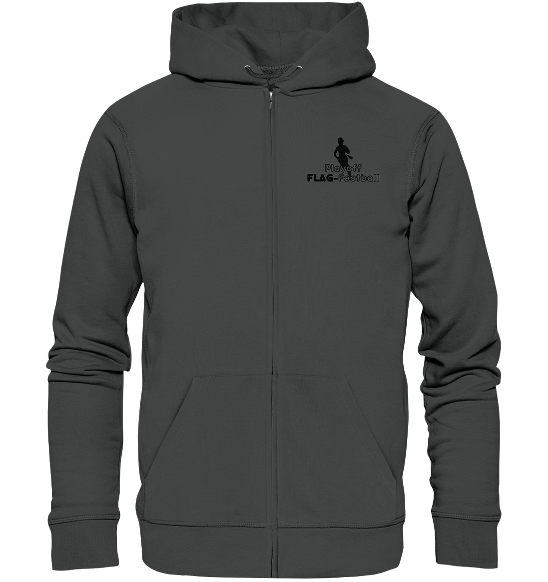 Playoff Flag Football  Women black  - Organic Zipper