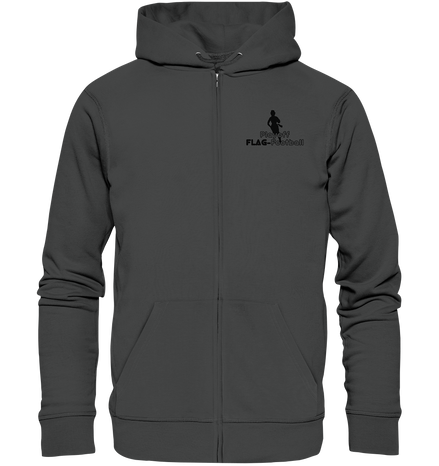 Playoff Flag Football  Women black  - Organic Zipper