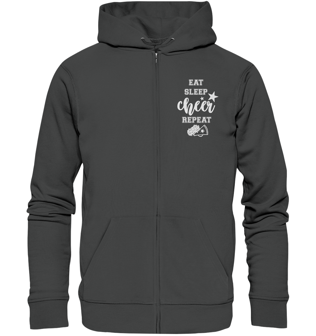 Eat Sleep Cheer - Organic Zipper