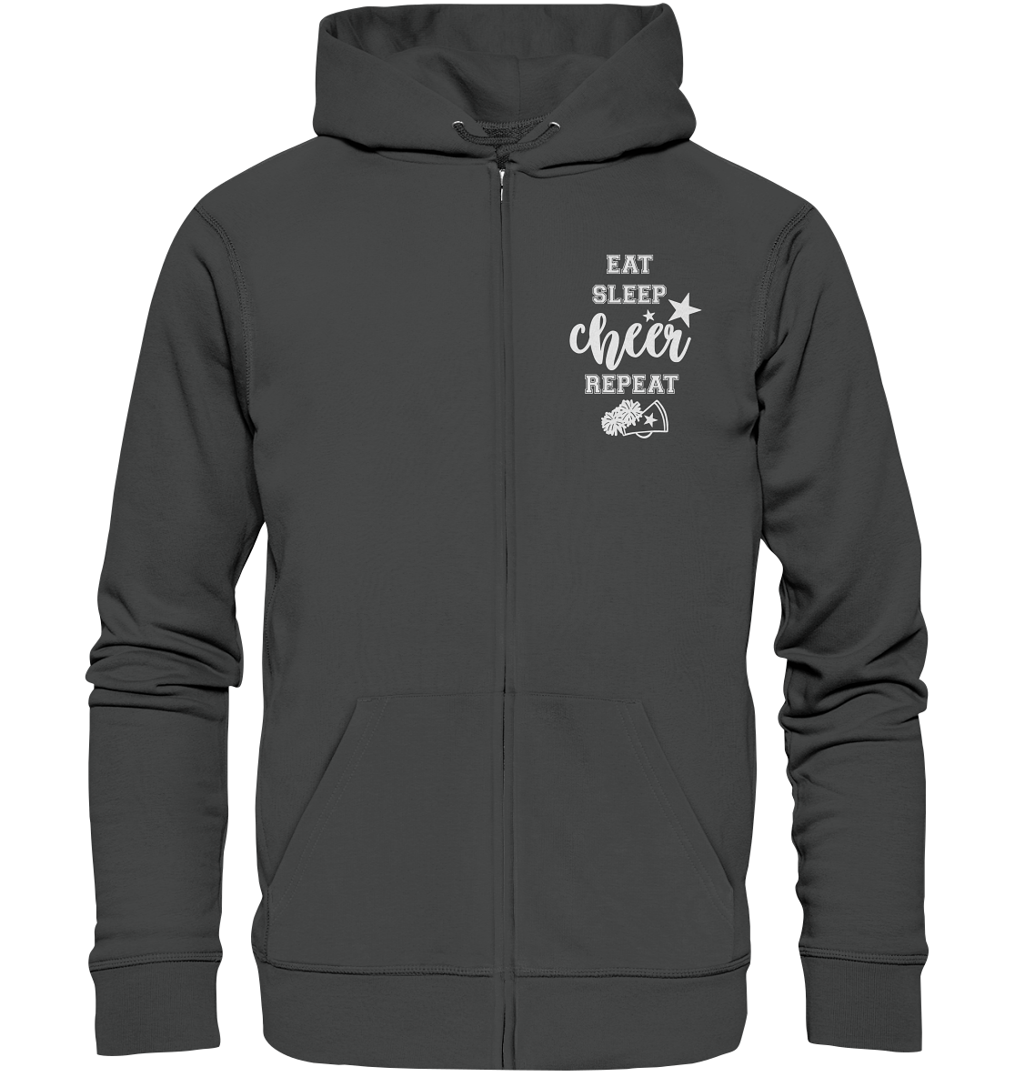 Eat Sleep Cheer - Organic Zipper